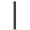 Ornamental bollard | Series 480B | � 82 mm | stationary, to be fixed by plugswith base plate 100 x 150 mm | without lock | with 1 eyelet